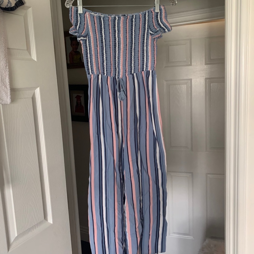 Girls off the shoulder pant set